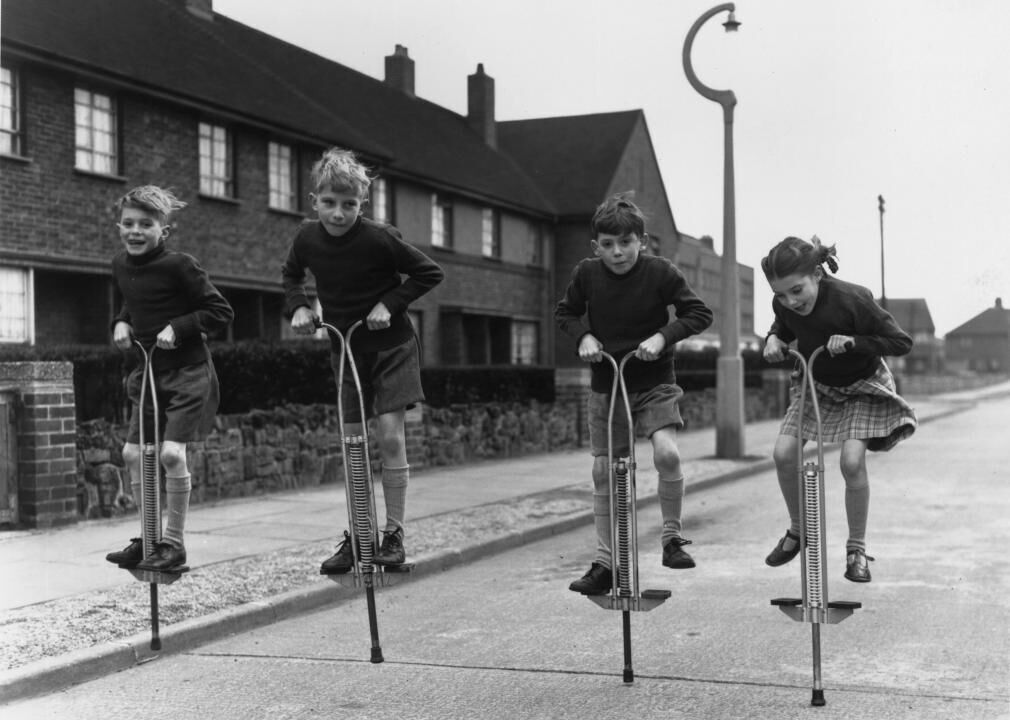 1956: Pogo sticks
